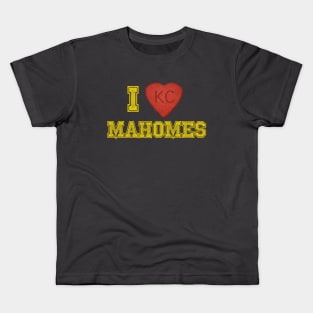 I love Mahomes! Kids T-Shirt